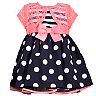 Toddler Girl Bonnie Jean Striped Polka-Dot Dress