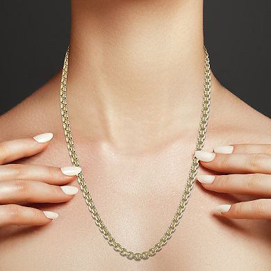 14k Gold Box Chain Necklace