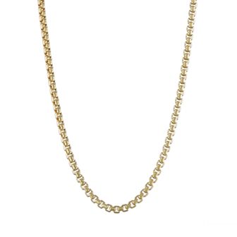 Jordan Blue 14k Gold Box Chain Necklace