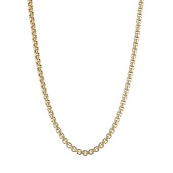 Jordan Blue 14k Gold Box Chain Necklace