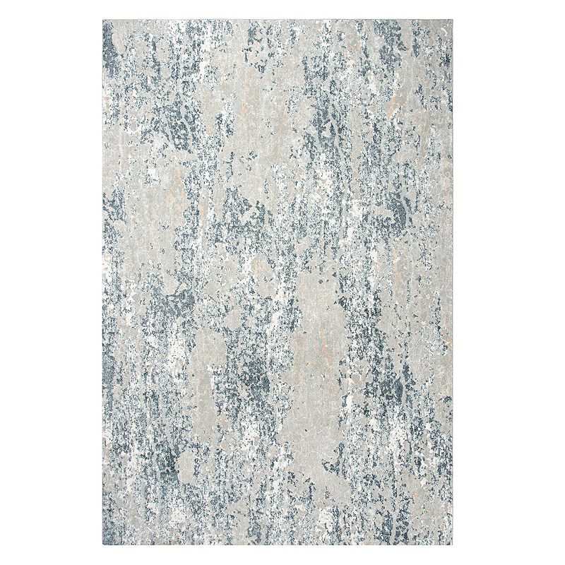 Rizzy Home Chelsea Abstract Distressed Rug, Beig/Green, 8X10 Ft