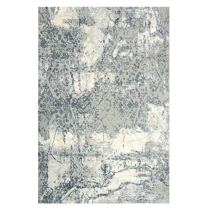 Rizzy Home Chelsea Distressed Abstract Rug, Beig/Green, 8X10 Ft