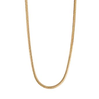 Jordan Blue 14k Gold Herringbone Chain Necklace