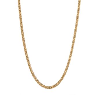Jordan Blue 14k Gold Wheat Chain Necklace