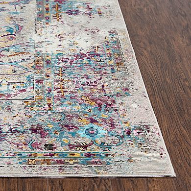 Rizzy Home Victoria Medallion Distressed Rug