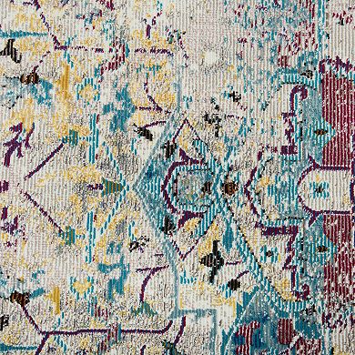 Rizzy Home Victoria Medallion Distressed Rug