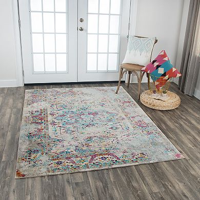 Rizzy Home Victoria Medallion Distressed Rug