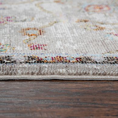 Rizzy Home Princeton Distressed Floral Rug