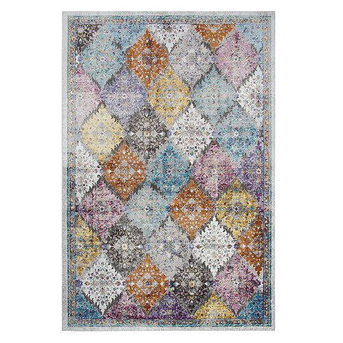 Rizzy Home  Princeton Patchwork  Medallion  Rug 