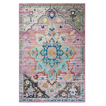 Rizzy Home Princeton Colorful Medallion Rug