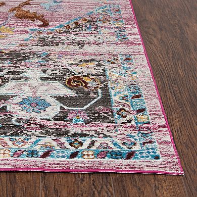 Rizzy Home Princeton Colorful Medallion Rug