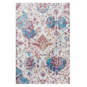 Rizzy Home Princeton Jewel Tone Medallion Rug