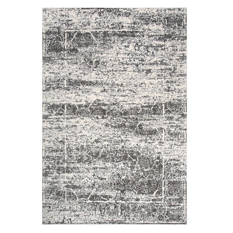 Rizzy Home Savannah Abstract Rug, Beig/Green, 6.5X9.5 Ft
