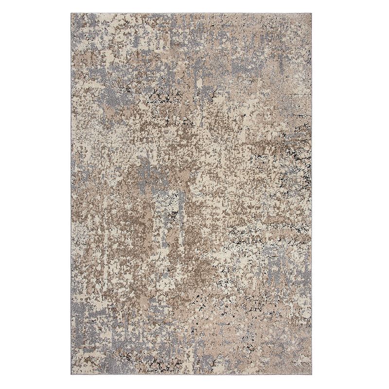 Rizzy Home Stella Abstract Rug, Beig/Green, 8X10 Ft