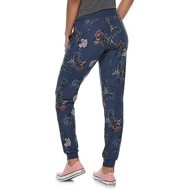 Juniors' Mudd® Printed Lace Up Joggers