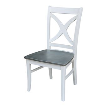 International Concepts Vineyard X-Back Dining Chair 2 pc Set