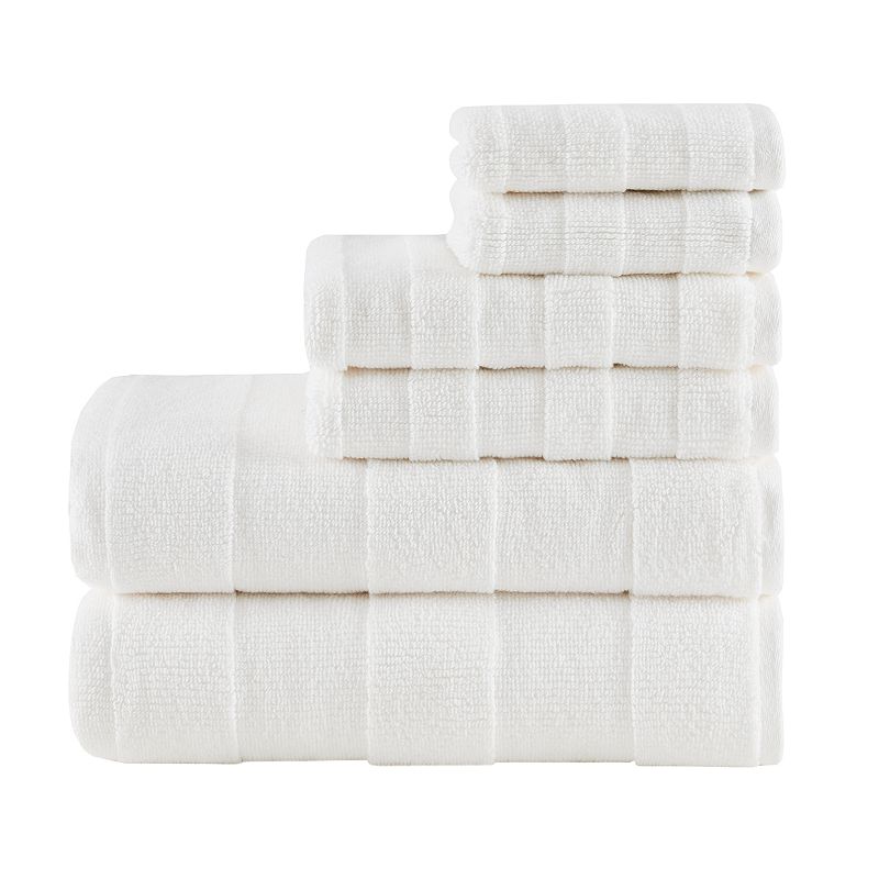 Nurture Sustainable Antimicrobial 6 Piece Towel Set White