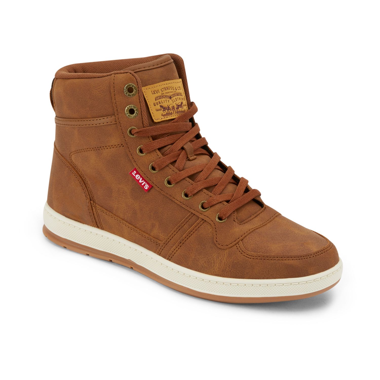 levi high top shoes