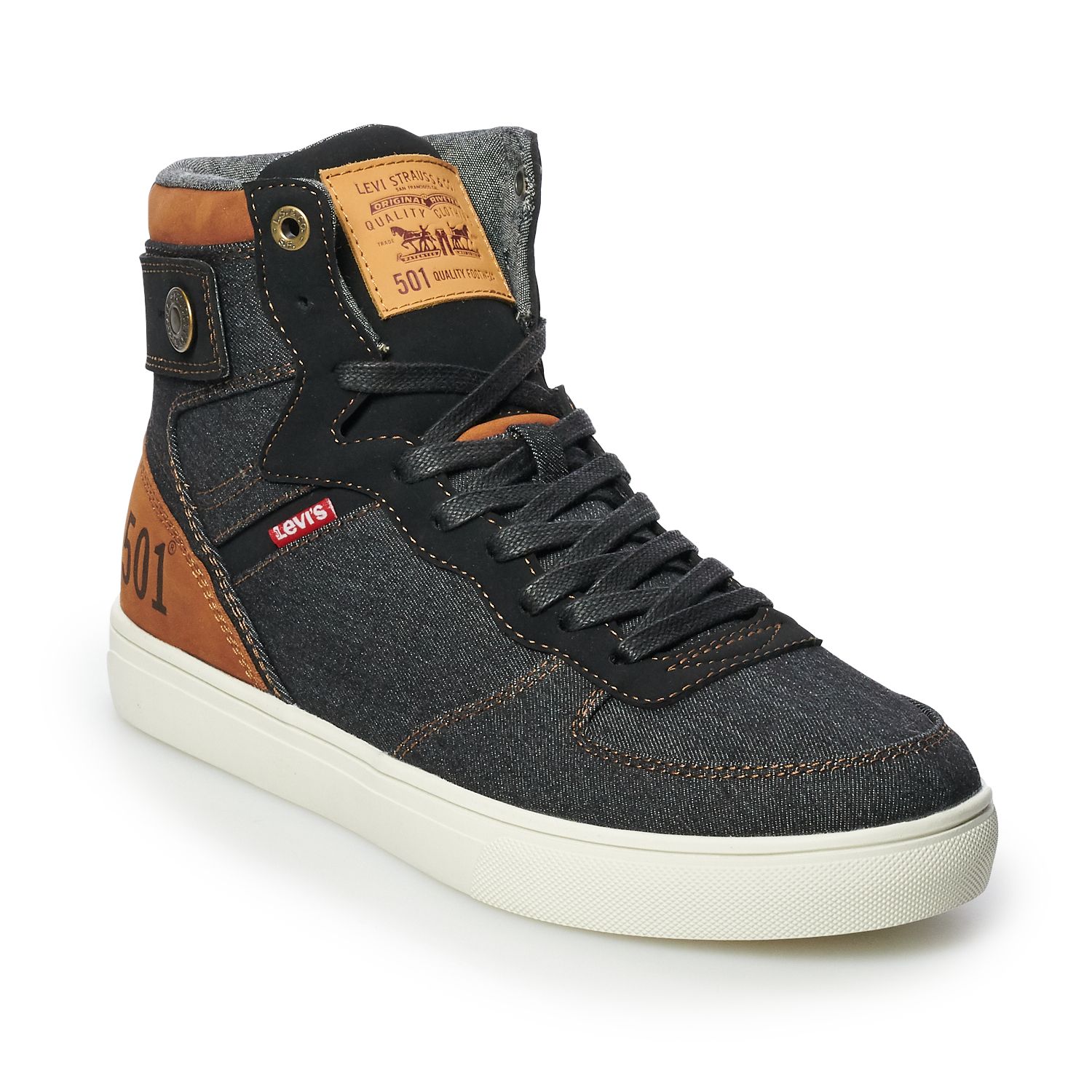 levi's 501 high top shoes