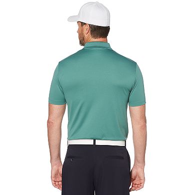Men's Grand Slam Off Course Classic-Fit Textured Pebble Solid Golf Polo