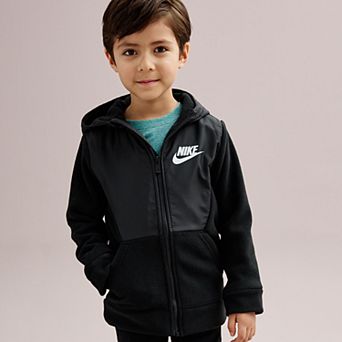 Boys 4-7 Nike Fleece Light Weight Full-Zip Hooded Jacket
