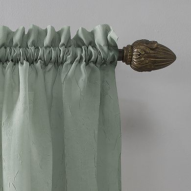 No. 918 Erica Crushed Sheer Voile Rod Pocket Window Curtain