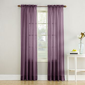 No. 918 Erica Crushed Sheer Voile Rod Pocket Window Curtain