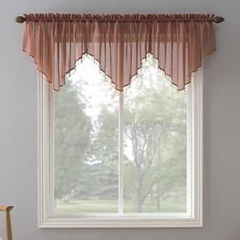 No. 918 Erica Crushed Sheer Voile Ascot Valance