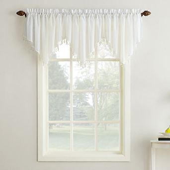 No. 918 Erica Crushed Sheer Voile Ascot Valance