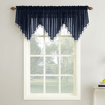 No. 918 Erica Crushed Sheer Voile Ascot Valance