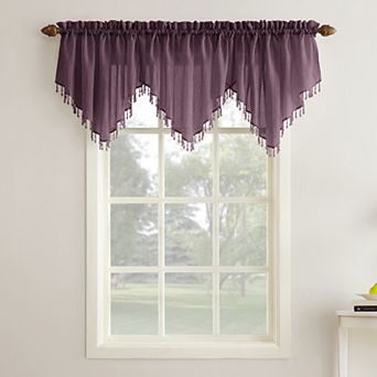 No. 918 Erica Crushed Sheer Voile Ascot Valance