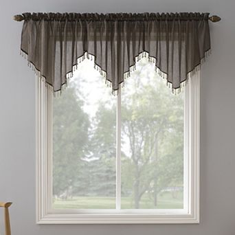 No. 918 Erica Crushed Sheer Voile Ascot Valance