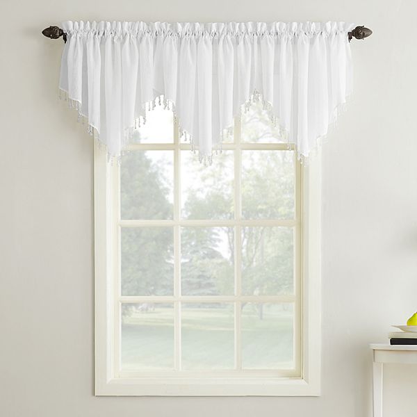 No. 918 Erica Crushed Sheer Voile Ascot Valance