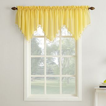 No. 918 Erica Crushed Sheer Voile Ascot Valance