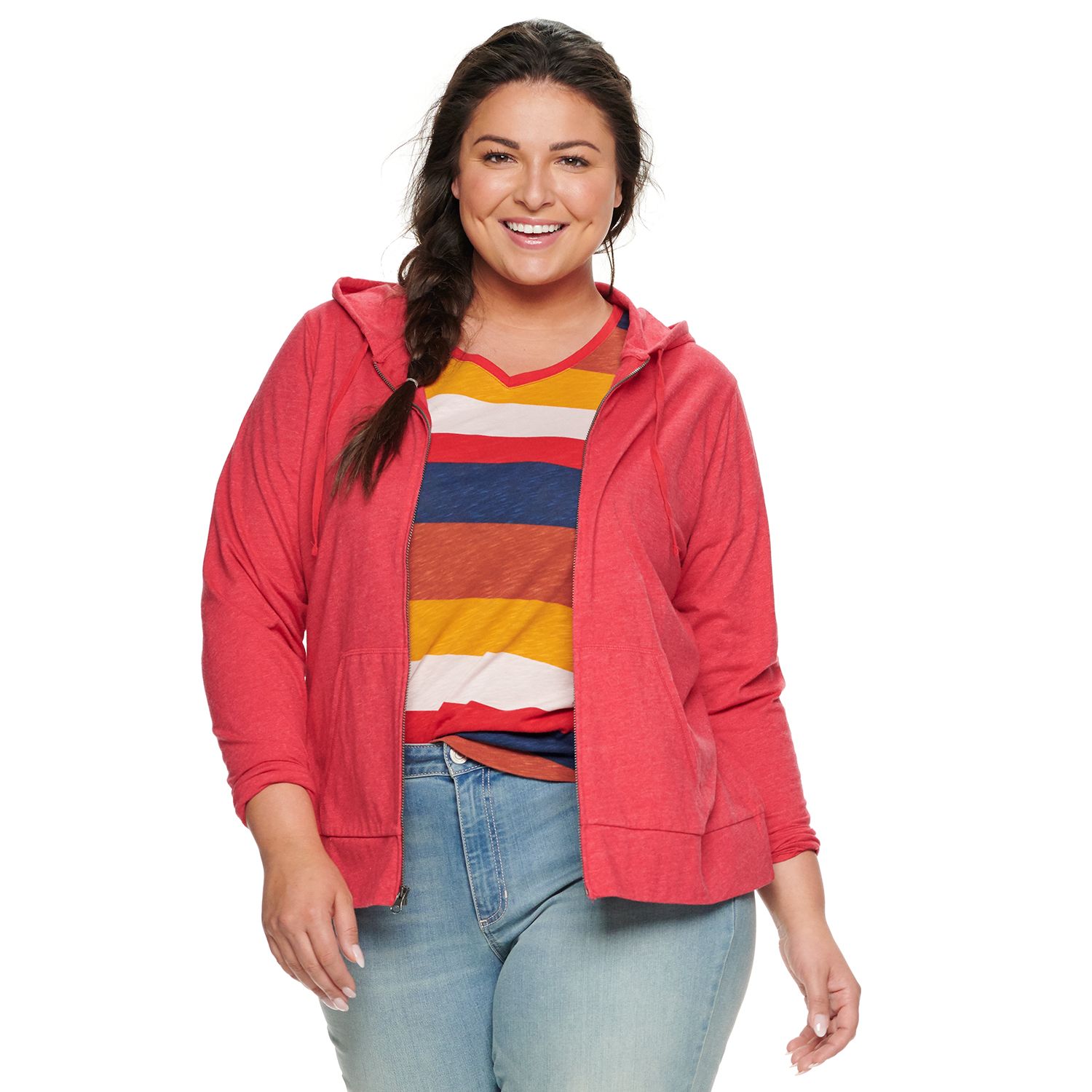 kohls plus size hoodies