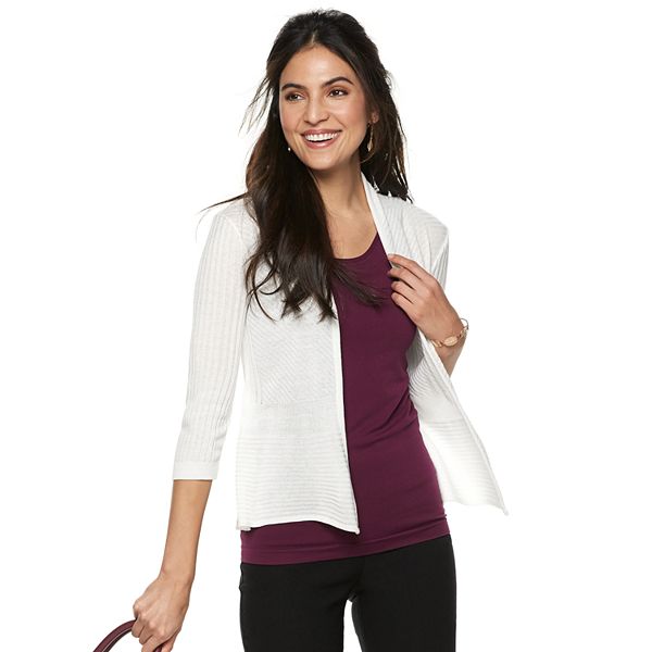 Women's Apt. 9® Peplum Cardigan