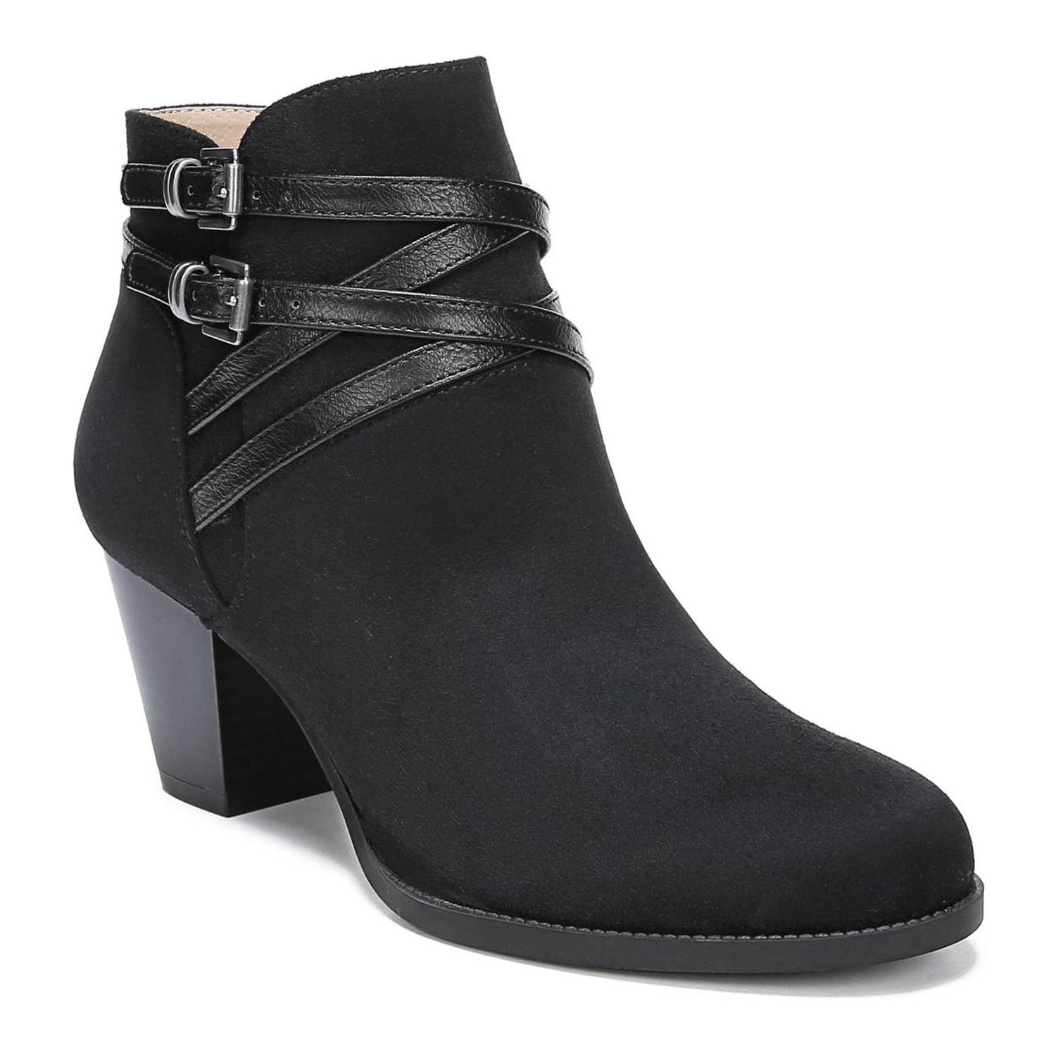 lifestride black ankle boots