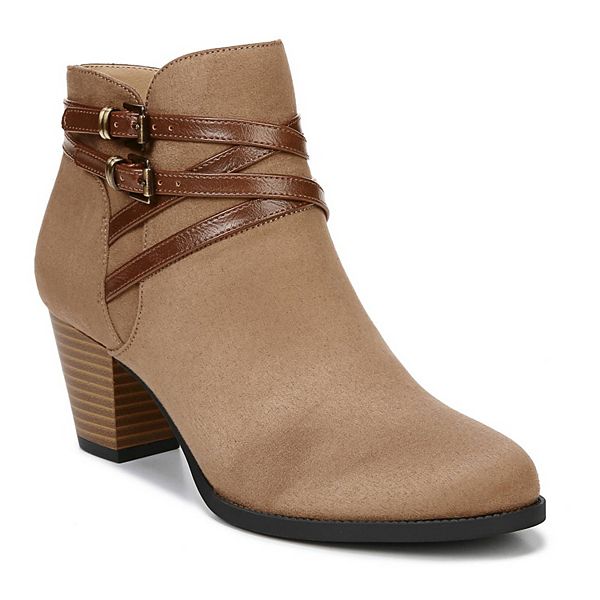 LifeStride Jezebel Women's Ankle Boots - Tan (8 WIDE)