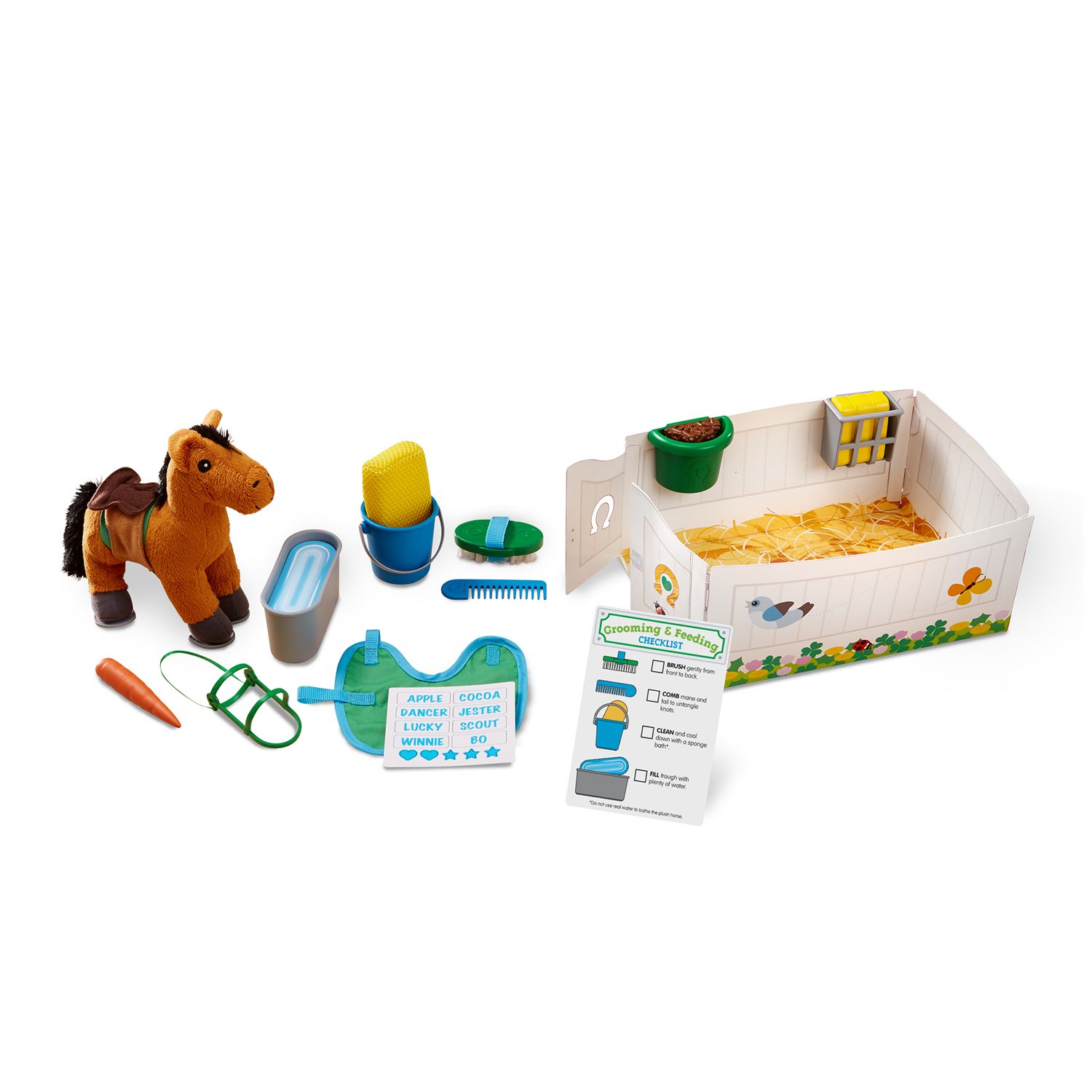 melissa and doug horse care set