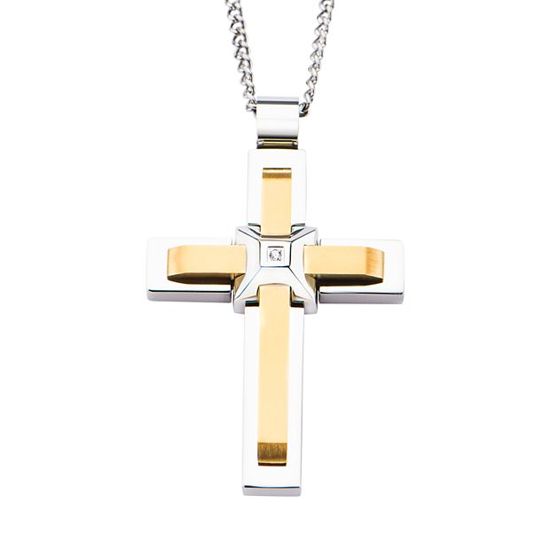 Two hot sale tone cross