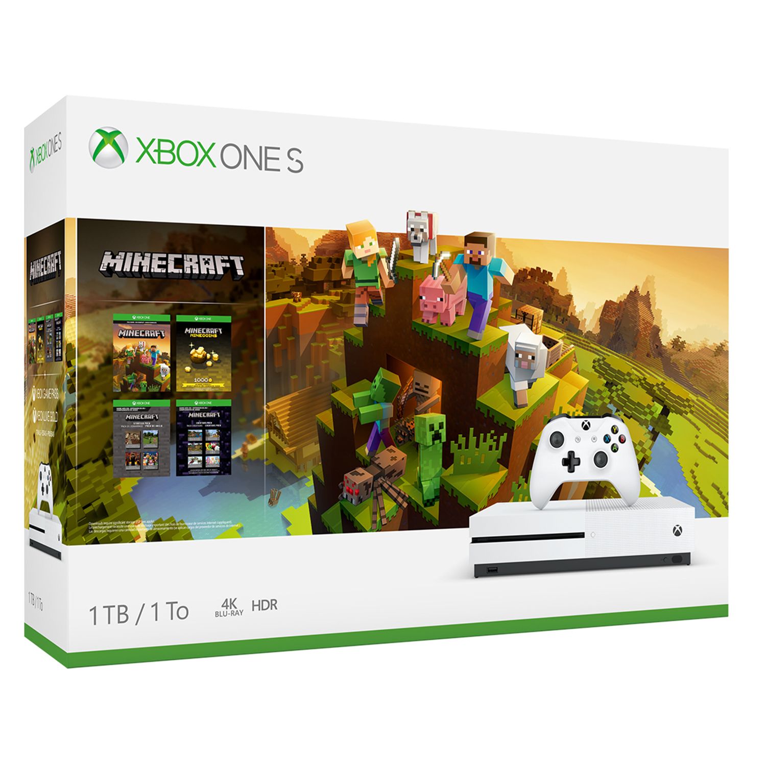 Xbox One S 1TB Minecraft Starter 
