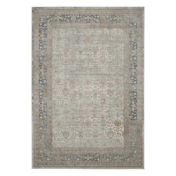 Kathy Ireland Malta Dazzling Cloud Distressed Rug By Nourison