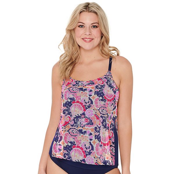 Women's Croft & Barrow® Vented Tankini Top