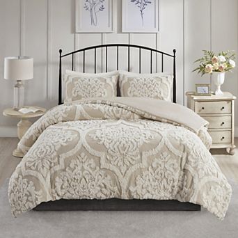 Madison Park Aeriela Chenille Cotton Comforter Set with Shams