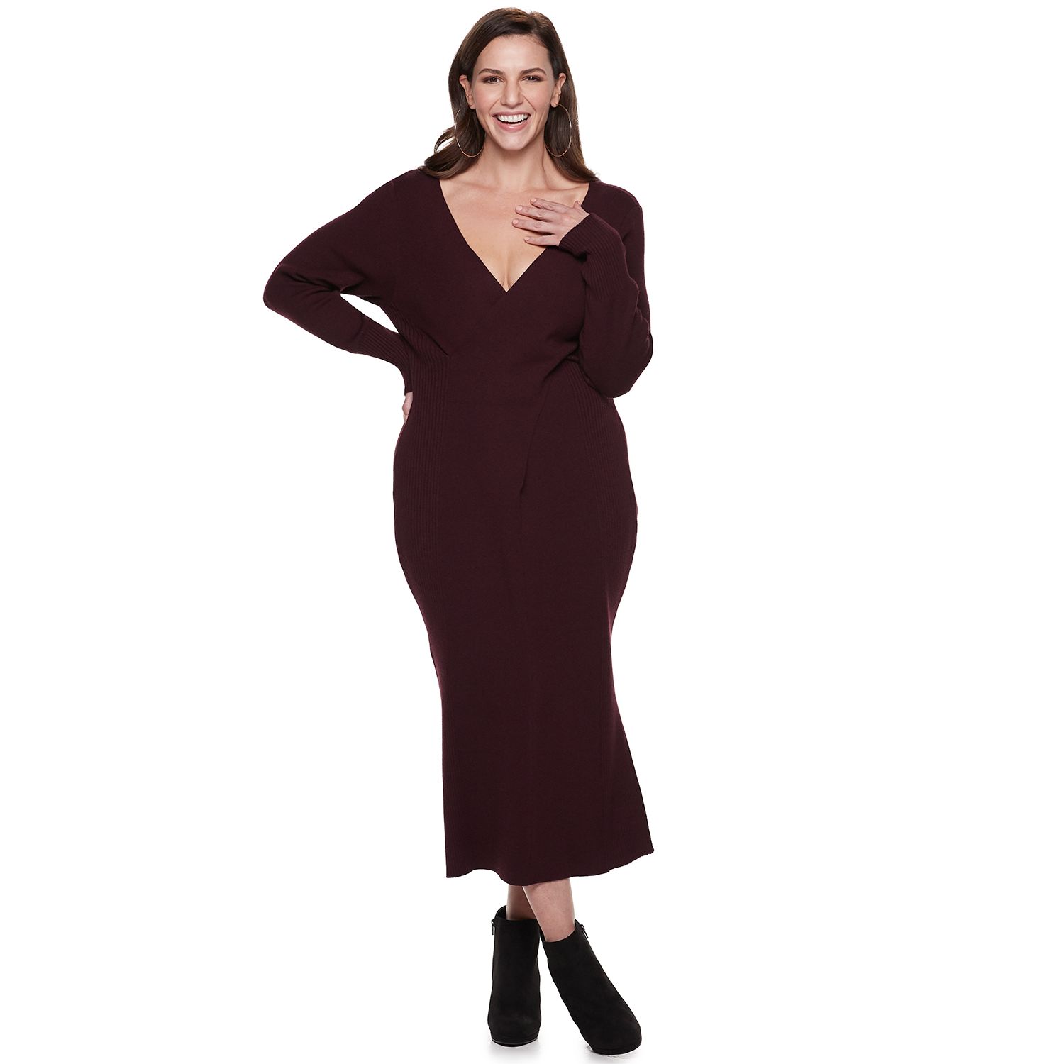 jennifer lopez sweater dress