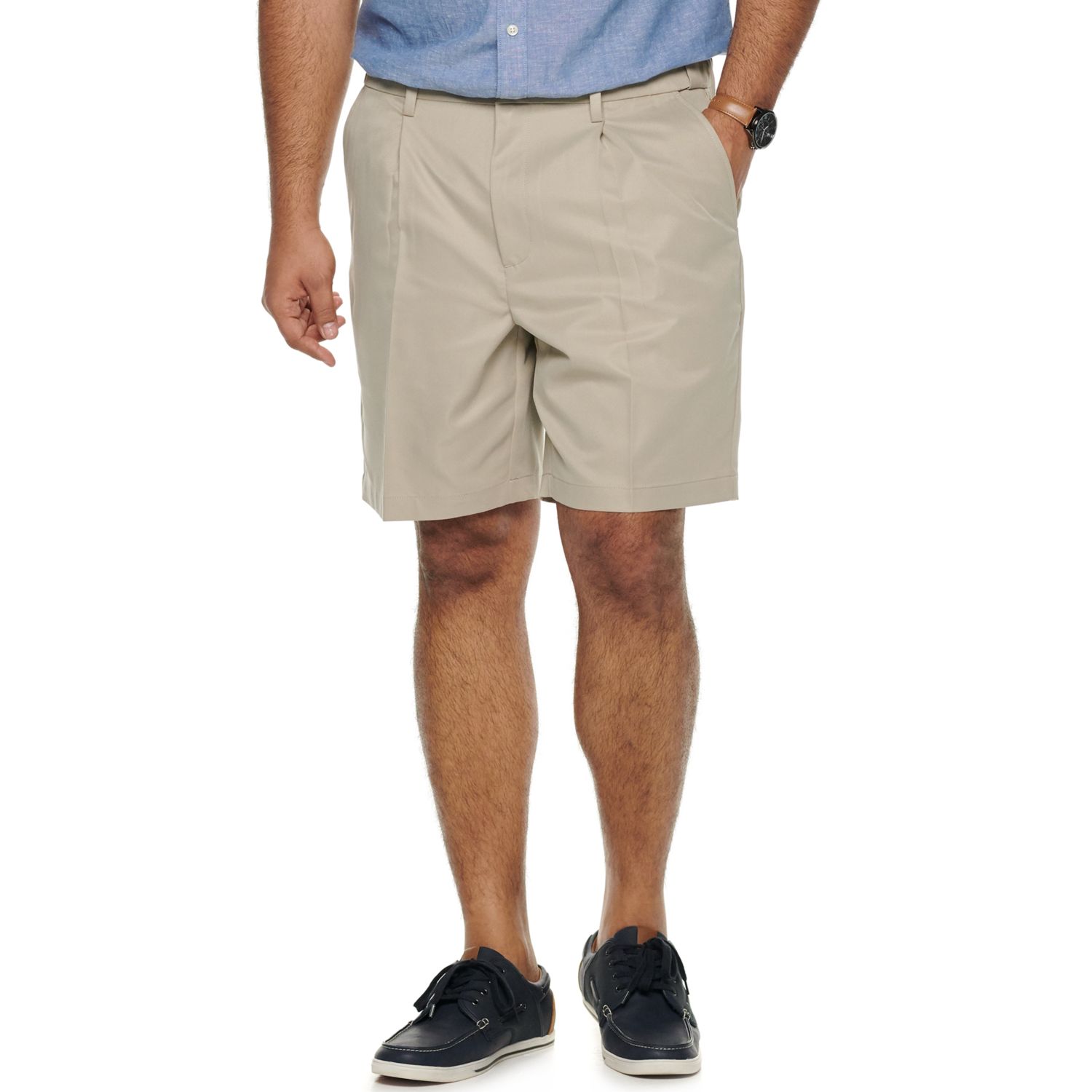 big mens khaki shorts