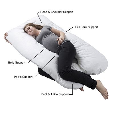 LHC Full Body U Shaped Contour Maternity Pillow