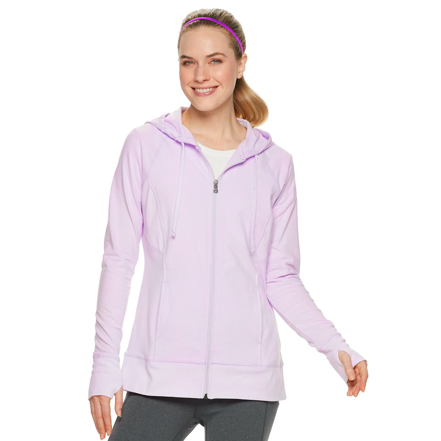 women's thumbhole jacket