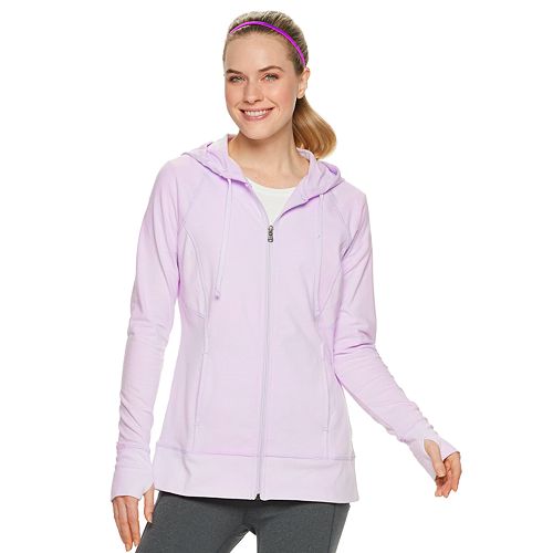 Women's Tek Gear® Thumb Hole ZipUp Jacket