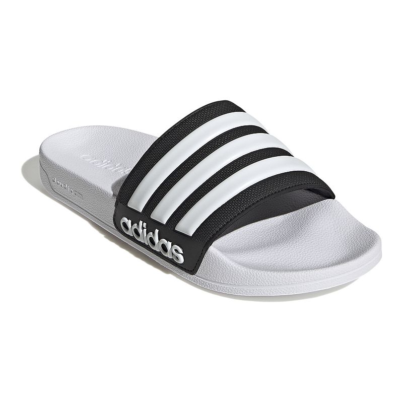 adidas Adilette Mens Slide Sandals, Size: 12, Black